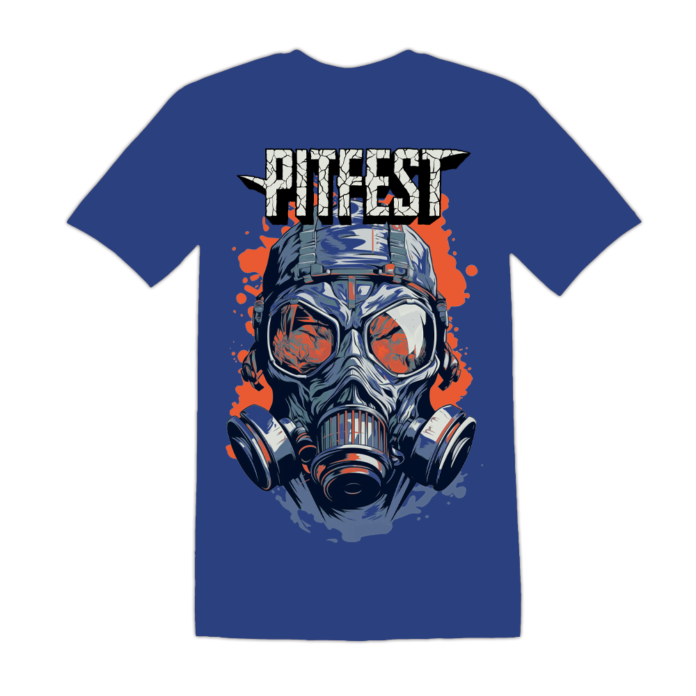 Gas mask t shirt best sale