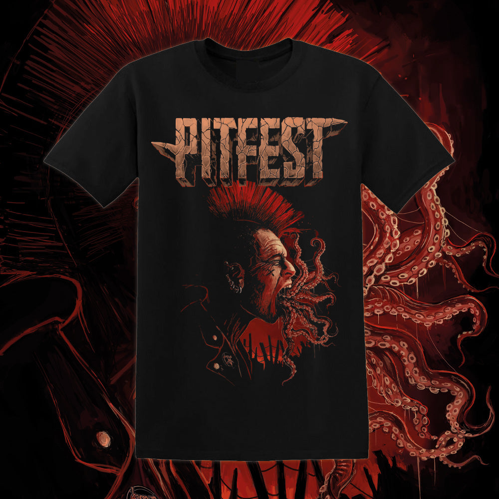 Pitfest Punk Tentacles t-shirt (pre-order only)