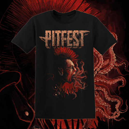 Pitfest Punk Tentacles t-shirt (pre-order only)