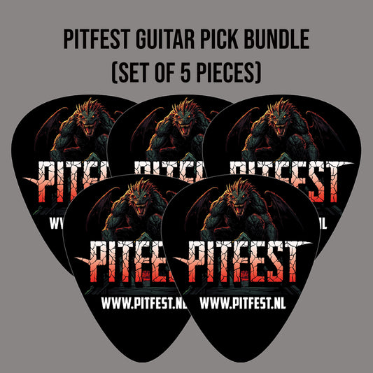 Pitfest Guitar Pick bundle (set of 5)